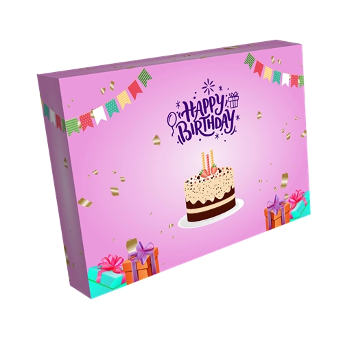 4 Compartments Standard 4 x 50 Grams Dry Fruit Gift Box | Personalize